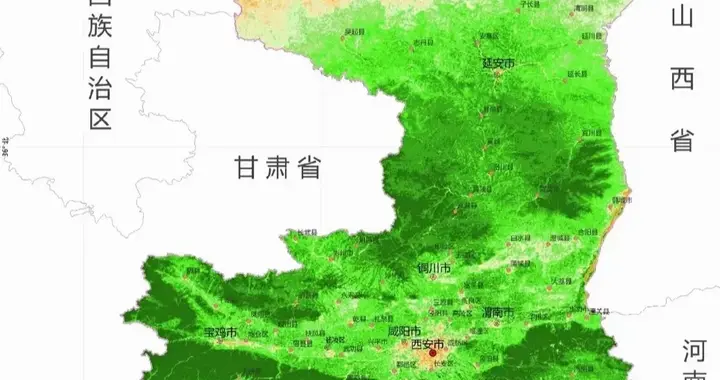 陕西做为西北省份，森林覆盖率高于四川，高于号称江南的安徽江苏