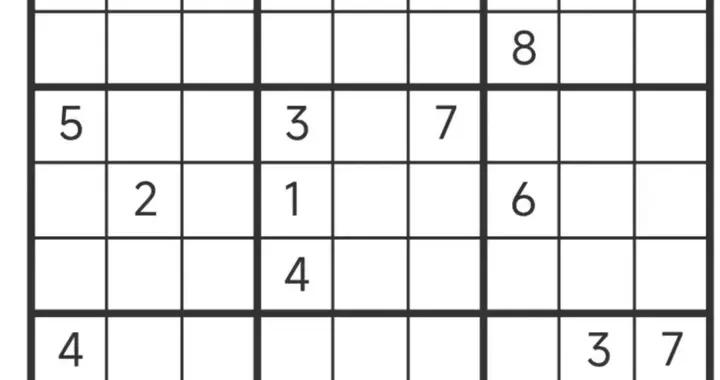 继续解一道数独，难度适中