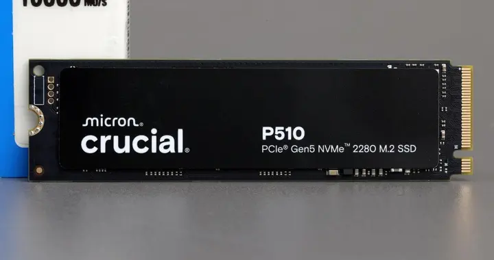 主流PCIe 5.0固态硬盘也能跑10000MB/s！英睿达P510 2TB测试