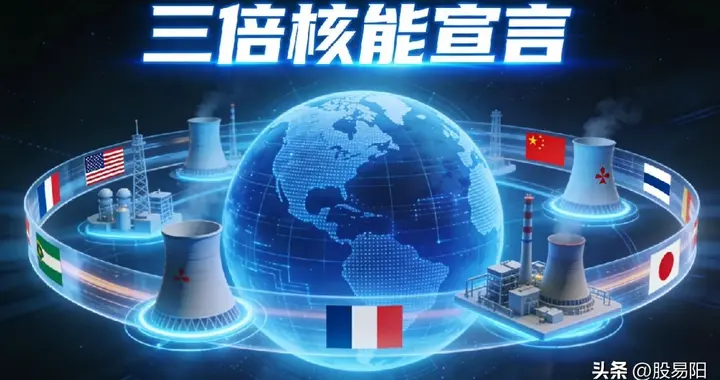 《三倍核能宣言》核能迎来超级增长周期；A股核心龙头梳理!