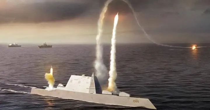 世界最强！DDG-1000高超导弹驱逐舰海试，或还会装定向能武器