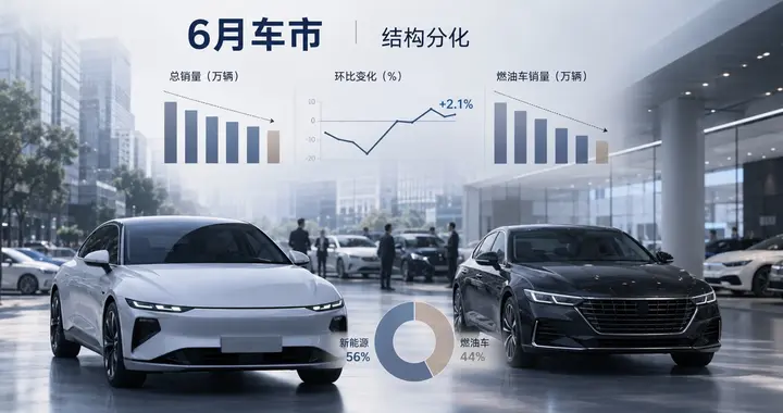 6月车市没有真正回暖，新能源和出口才是底牌