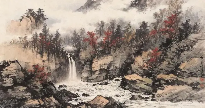 云山藏韵 秋色含章——评黄君璧《白云红树》