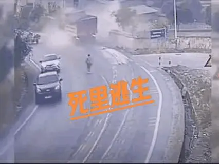 毛孩子薯条：这种情况下，大货车司机除了跳