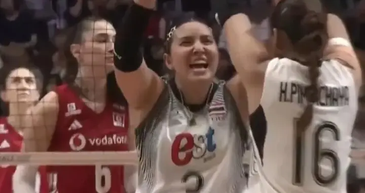 泰国女排又爆冷！第一局泰国27-25逆转土耳其！