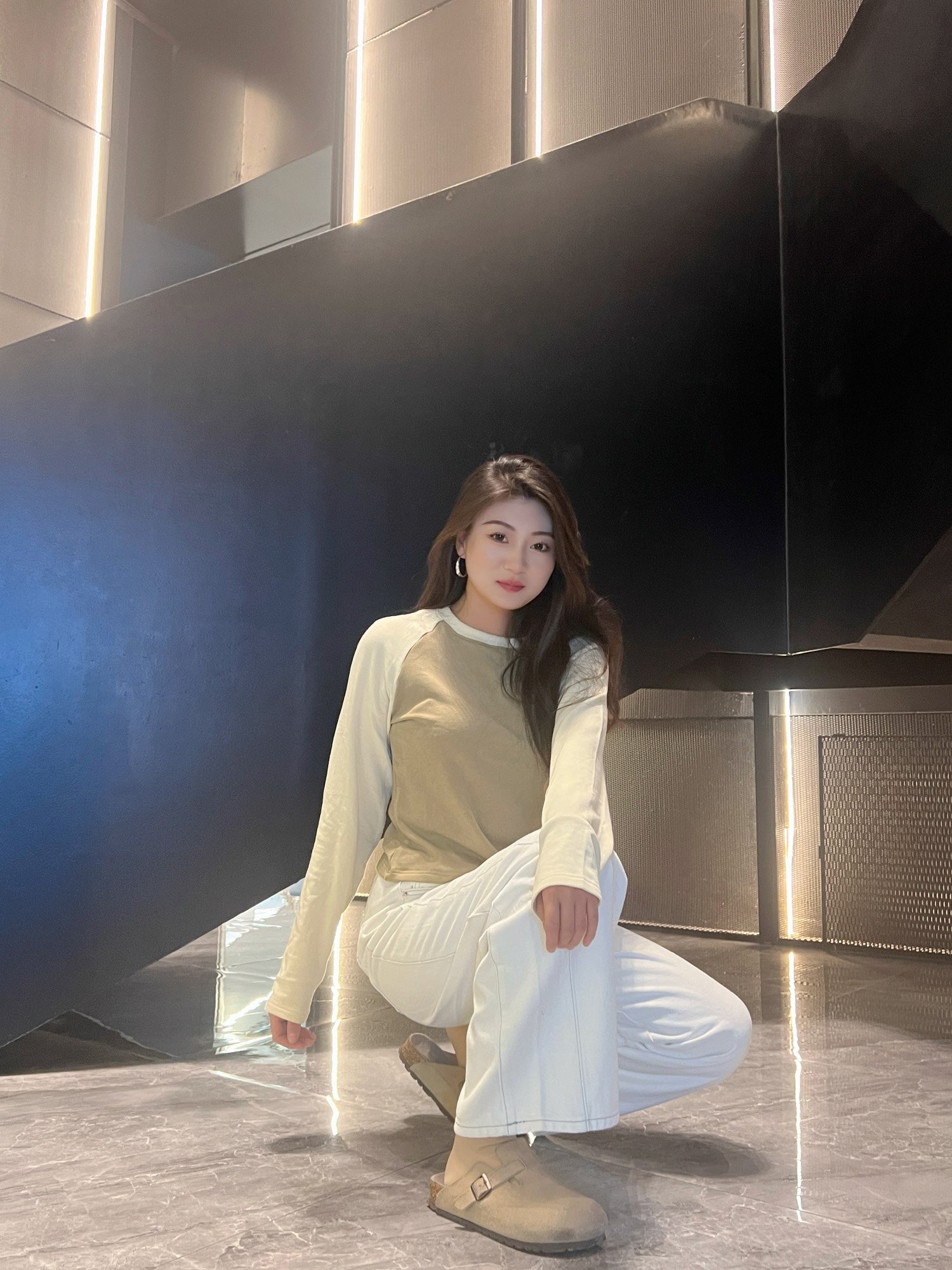 🎀复古少女长袖搭配 甜酷又百搭～🎵