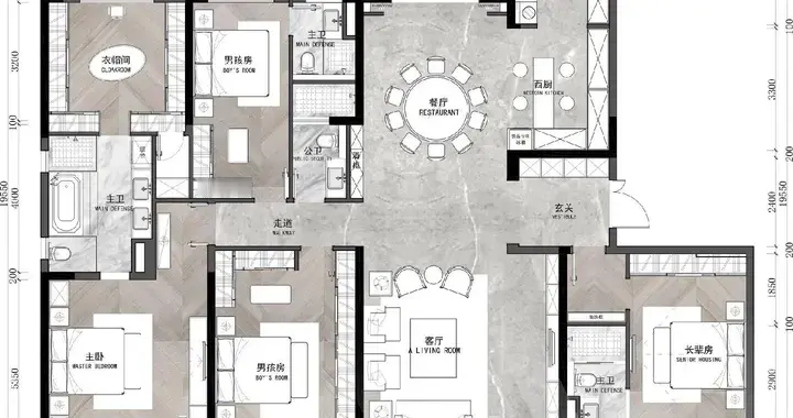 231.63㎡大平层：一宅承世，藏尽人间清欢