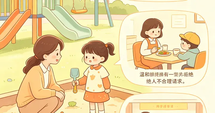 我就教孩子三件事：要东西、敢拒绝、会转弯
