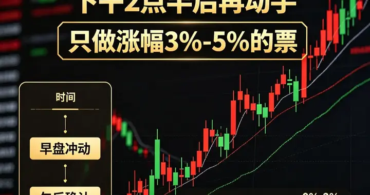 A股永久有效铁律：下午2点半后再动手！只做涨幅3%-5%的票