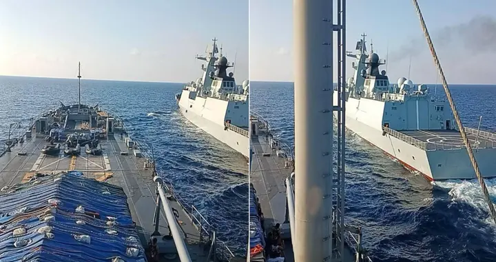 菲军舰跑了，差点撞上中国战舰，南海争端再起，马尼拉将成火药桶