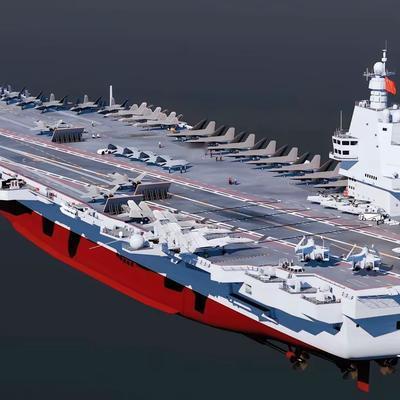 小强观军事：下一代超级核动力航母004型