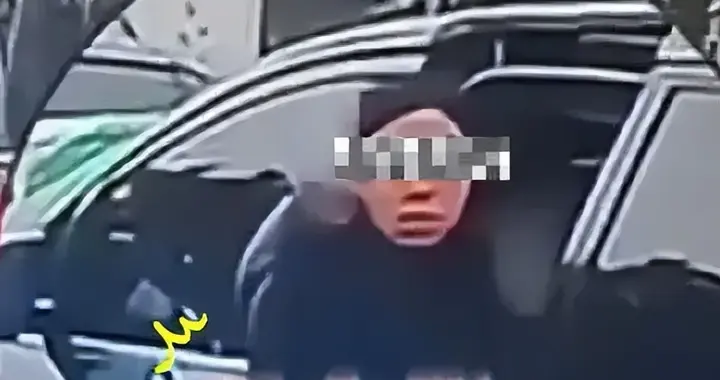 女子违停竖中指挑衅被撞：正脸被扒已社死，内情流出，司机疑发声