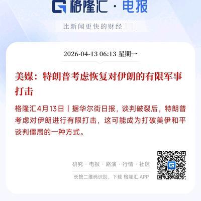 梦幻之歌：特朗普再次考虑军事行动，原油价