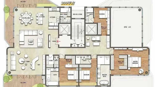 极致设计：300㎡的房子，是把生活的热闹