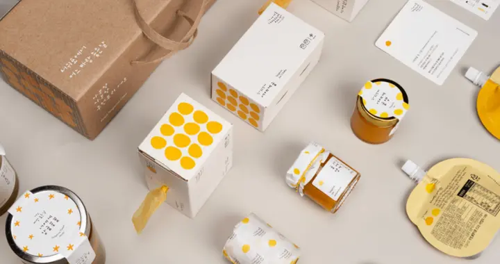 这款韩国农产品深加工品牌，包装趣味感做足了