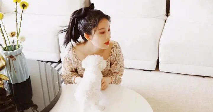 张俪宅家那股休闲清新气息简直绝了