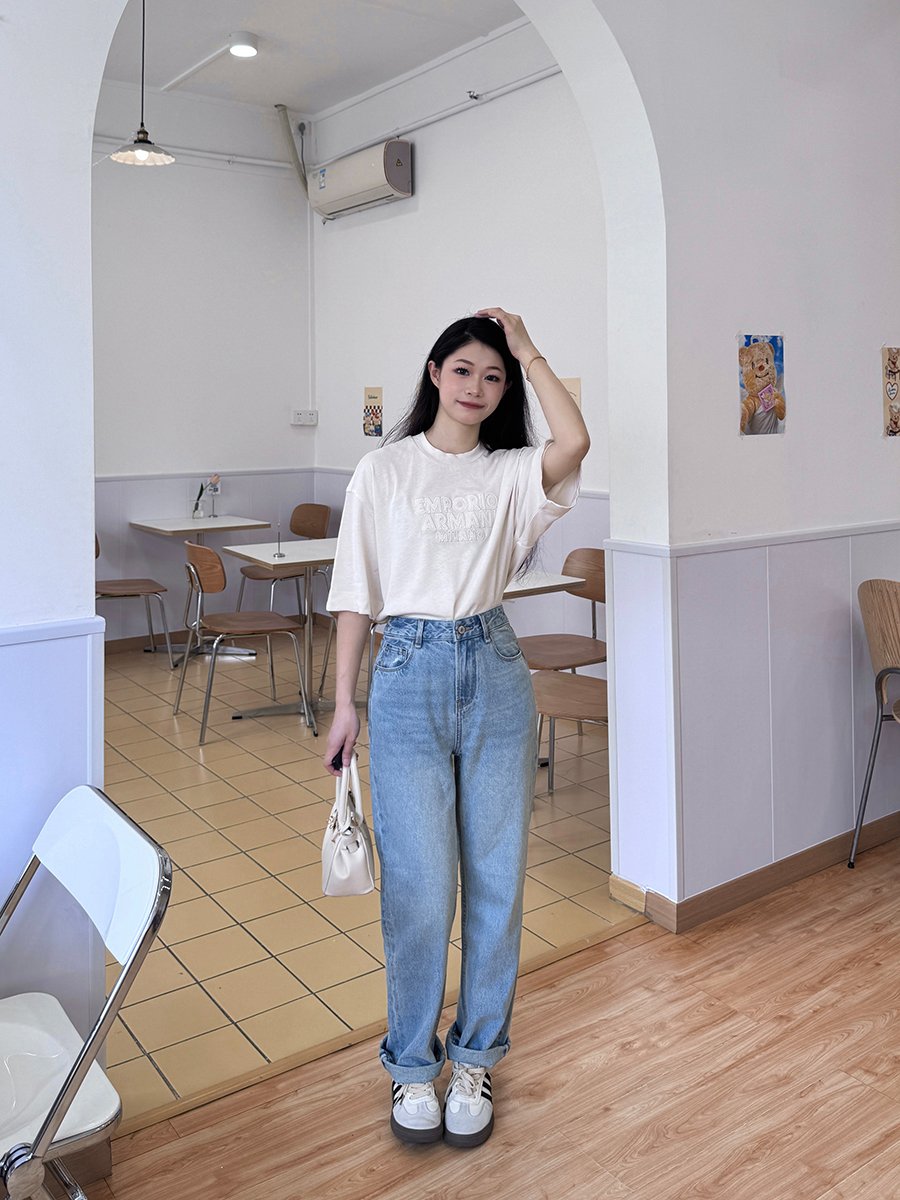 阿玛尼夏季全棉短袖