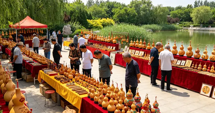 聊城葫芦工艺展火热开办：乡土葫芦变身文创精品，产业落地