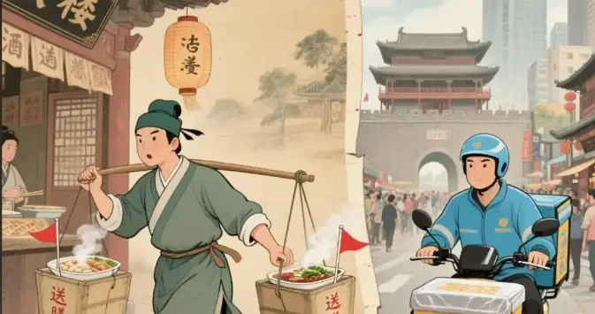 冷知识：宋朝就有外卖，不是富家专属待遇，老百姓也经常吃