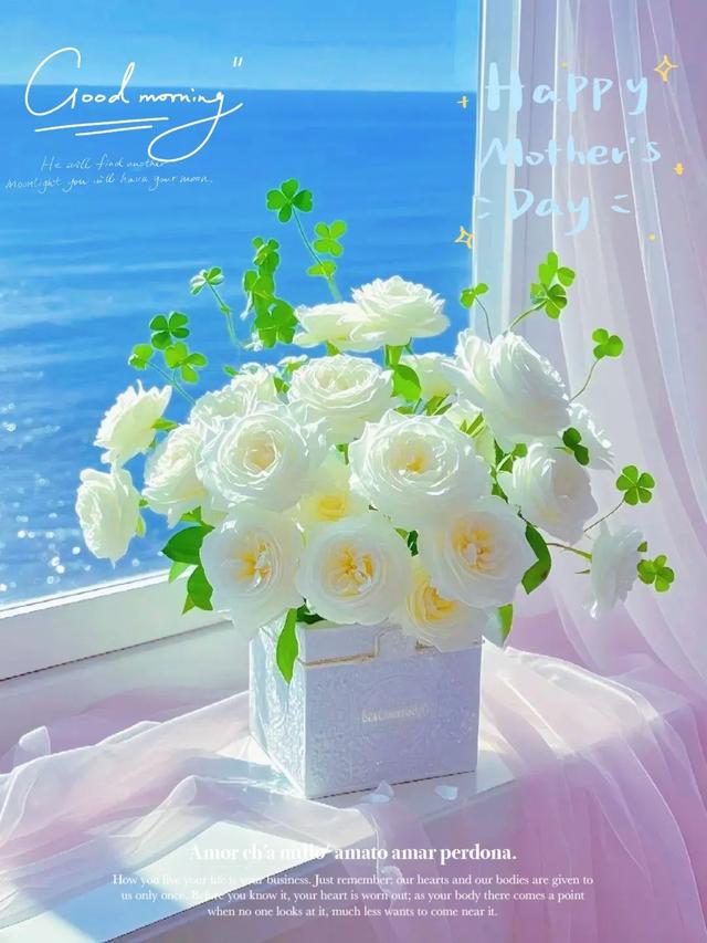 母亲节朋友圈就这样发，简单又高级