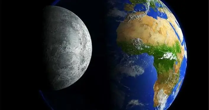 月亮为什么只有一面正对着地球？什么是潮汐锁定？