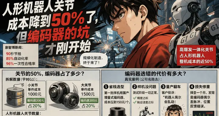 机器人关节编码器三条路线的选型逻辑2026