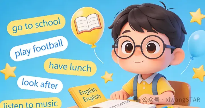 小学到初中都能用的英语短语汇总
