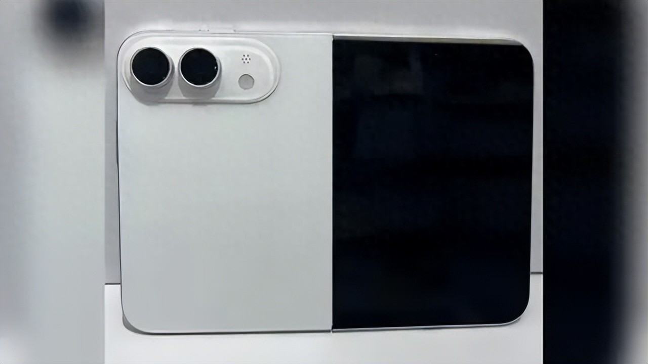 白色独苗？苹果折叠屏iPhone Fold机模曝光，或砍掉Face ID
