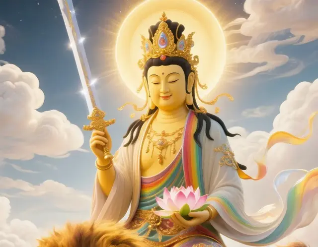 明天农历四月初四，文殊菩萨诞辰，谨记“1 敬 2 忌 3 行”开智接福