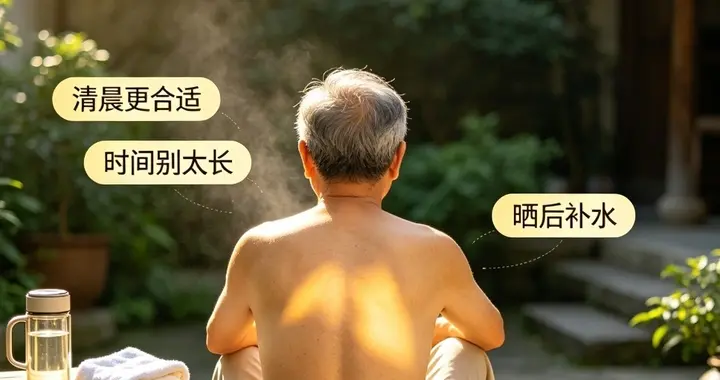 三伏晒背别乱晒！晒对补一身阳气，晒错伤身耗气血