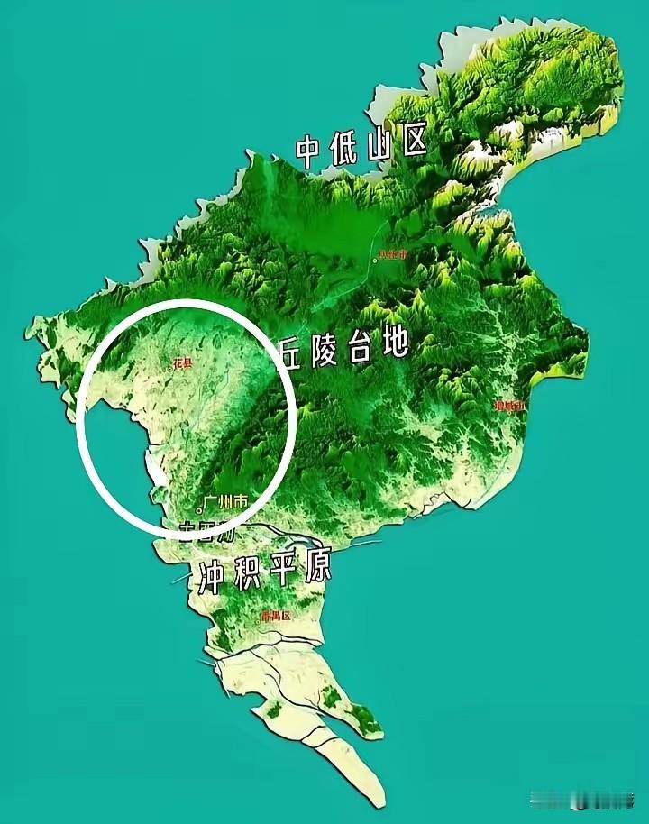广州的地形在几个大区中心里面是比较吃亏的，北边被白云山挡住，南边番禺区...