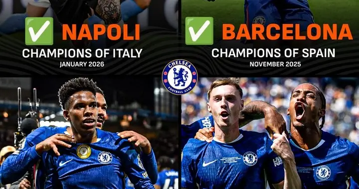 半年连斩四大联赛冠军！切尔西只差拜仁 险些横扫五大联赛王者