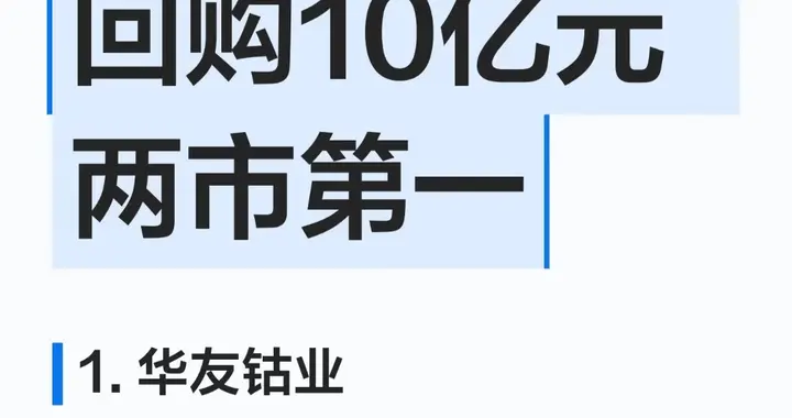 真金白银护盘！18家龙头大额回购完整名单曝光。