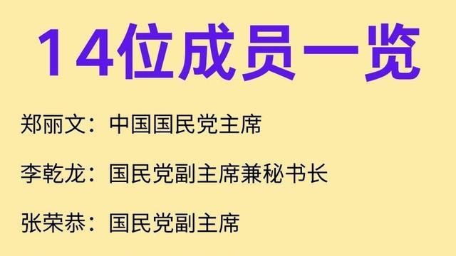 青墨说历史：郑秀文访陆的14位成员一览！