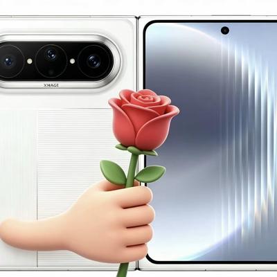 梁小评：华为Pura X Max真机，最