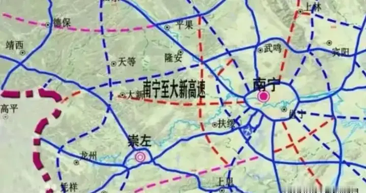 车程砍半！南宁到大新这条黄金通道要来了