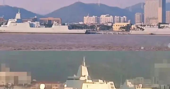 东海舰队添新舰！第十艘055和第35艘052D刷号亮相