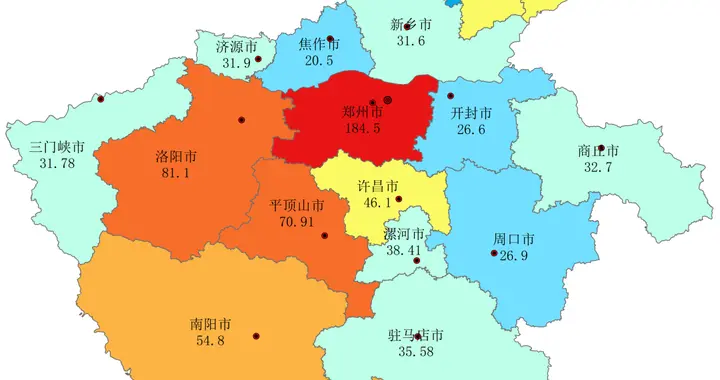 2025年河南省各地市本级一般公共预算收入