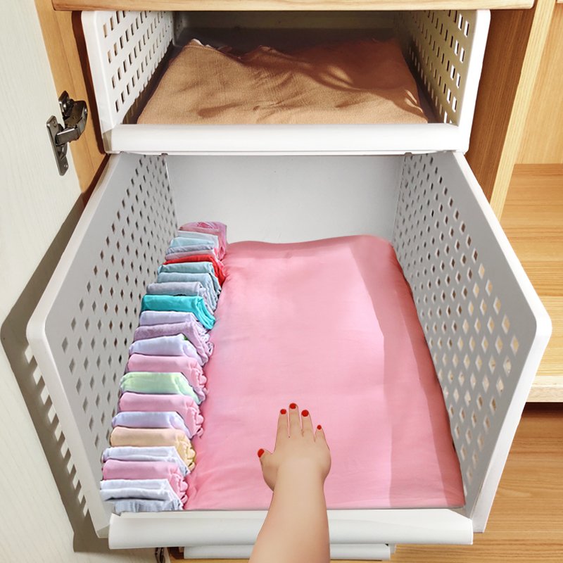 【免安装】分层衣物收纳筐