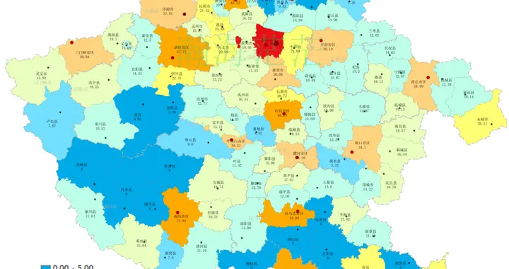 2025年河南省各市县人均电影票房，新乡市区惊艳