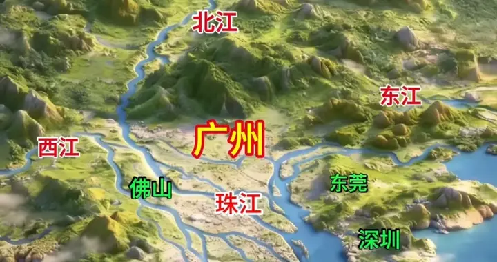 广州为何能千年不衰？看完地形与格局，我服了