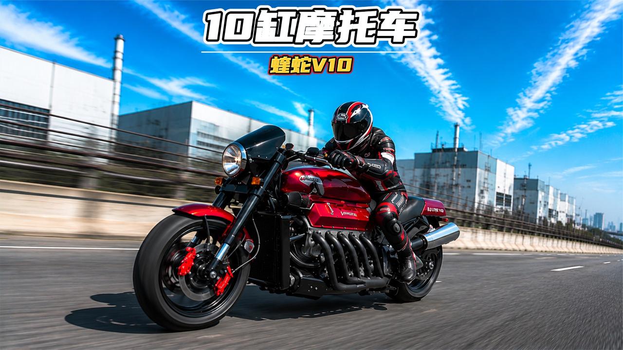 把道奇蝰蛇的V10发动机装到摩托车上，目标极速超400公里