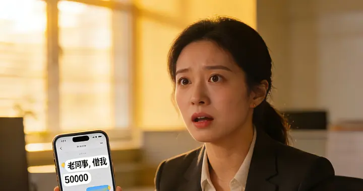 万人迷的“初代职场发小”突然借钱：老同事，借我50000