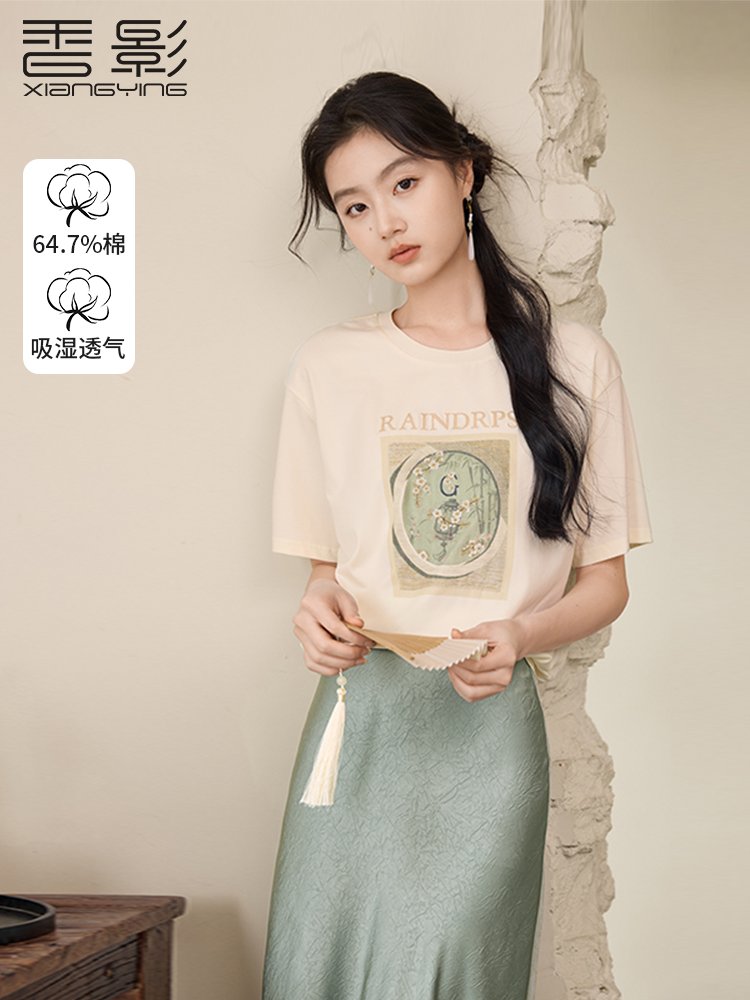 香影新中式t恤女