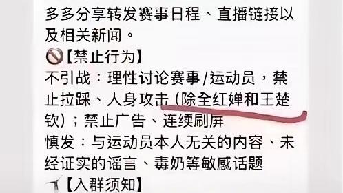 碎碎念心事：疯了？一个群同时骂全红婵和王