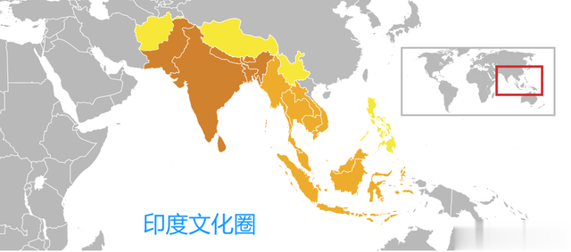 印度文化强于儒家，辐射千万平方公里?实际影响力远不如中国