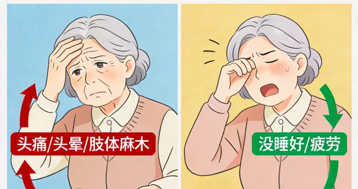 脑梗来临前的警报很多人当成没睡好觉