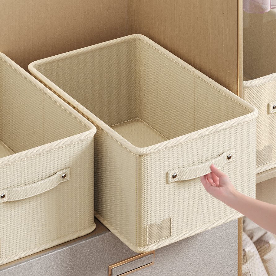 棉麻收纳筐，亲肤质感无异味