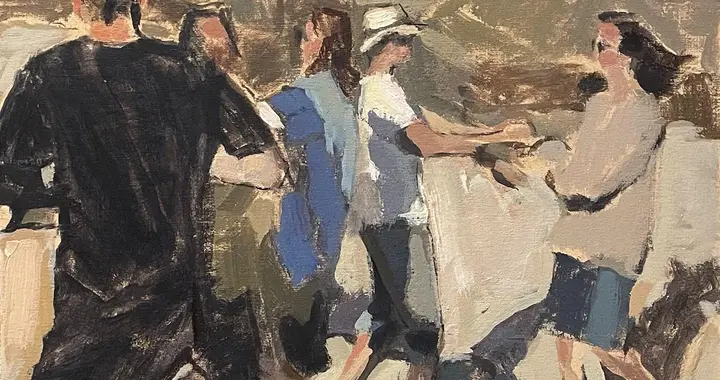 她35岁画“脏”画，把光影表达到极致！这大笔触看着真过瘾