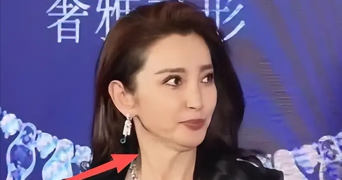 珠宝展真实，52岁皮包骨深V差点走光的李冰冰，治好我的容貌焦虑